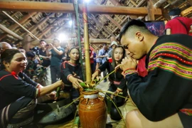 [Photo] Đồng bào Êđê tỉnh Đắk Lắk tổ chức tái hiện Lễ cúng ché