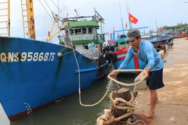 Quảng Ngãi kêu gọi, yêu cầu tàu thuyền tránh trú áp thấp nhiệt đới