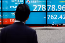 Thị trường chứng khoán châu Á hầu hết giảm điểm chiều 9/3