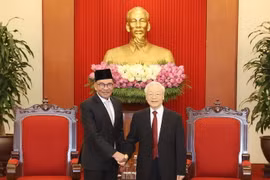 Tổng Bí thư Nguyễn Phú Trọng tiếp Thủ tướng Liên bang Malaysia