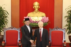 Tổng Bí thư Nguyễn Phú Trọng tiếp Thủ tướng Liên bang Malaysia