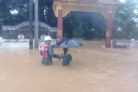 Myanmar sơ tán hàng nghìn người do mưa lũ gây ngập lụt trên diện rộng
