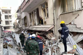 Hình ảnh lực lượng QĐND Việt Nam tìm thấy 3 vị trí nạn nhân