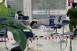 Hiện trường nơi xảy ra vụ việc. (Ảnh: TTXVN phát)