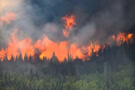 Canada ghi nhận lượng khí CO2 cao kỷ lục do cháy rừng từ đầu năm