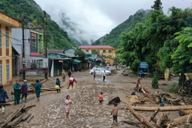 [Photo] Mù Cang Chải tan hoang sau cơn mưa lớn, lũ ống và sạt lở