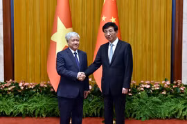 Chủ tịch Ủy ban MTTQ gửi thư chúc mừng Chủ tịch Chính hiệp Trung Quốc