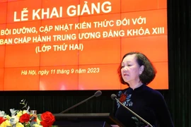 Khai giảng Lớp bồi dưỡng đối với Ủy viên Trung ương Đảng khóa XIII