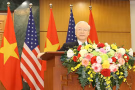 Phát biểu của Tổng Bí thư với báo chí sau Hội đàm với Tổng thống Biden