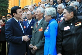 Chủ tịch nước gặp mặt các đại biểu là cấp ủy trong nhà tù chế độ cũ