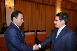 Phó Thủ tướng, Bộ trưởng Ngoại giao tiếp Đại sứ UAE