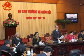 Ủy ban Thường vụ Quốc hội cho ý kiến về hai dự án Luật