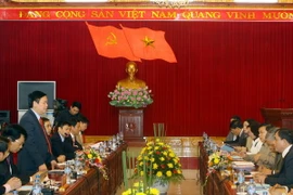 Đoàn công tác Ban Kinh tế Trung ương làm việc tại tỉnh Yên Bái