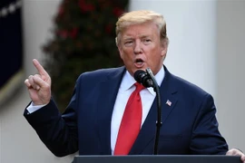Tổng thống Mỹ Donald Trump phát biểu tại Washington, DC ngày 6/5/2019. (Ảnh: AFP/TTXVN)