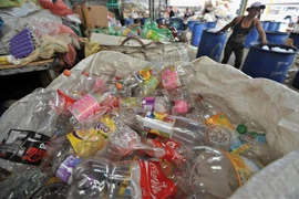 Rác thải nhựa. (Ảnh: AFP/TTXVN)