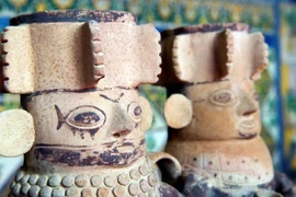 Hơn 100 cổ vật quý thời tiền Colombo đã quay trở về Peru từ Mỹ và Argentina. (Nguồn: AFP)