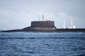 Tàu ngầm Dmitry Donskoy của Nga. (Ảnh minh họa: AFP/ TTXVN)