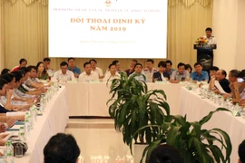 Quang cảnh buổi đối thoại. (Ảnh: Trần Tĩnh/TTXVN)