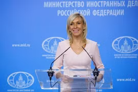 Người phát ngôn Bộ Ngoại giao Nga Maria Zakharova. (Nguồn: RT)