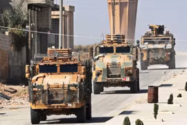 Xe quân sự Thổ Nhĩ Kỳ tại Syria. (Nguồn: hurriyetdailynews.com)