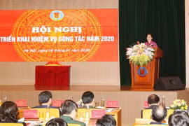 Chủ tịch Quốc hội Nguyễn Thị Kim Ngân phát biểu. (Ảnh: Trọng Đức/TTXVN)