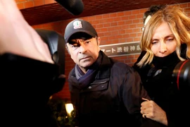 Ông Carlos Ghosn và vợ Carole Ghosn. (Nguồn: Reuters)