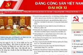 Giao diện trang thông tin. 