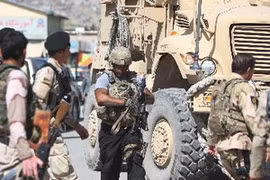 Binh sỹ Mỹ tại Afghanistan. (Nguồn: THX/TTXVN)