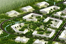 Sơ đồ khu sản xuất tại khu công nghệ cao Đà Nẵng. (Nguồn: dhtp.vn)