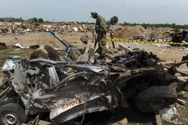 Hiện trường một vụ nổ gây nhiều thương vong tại Sri Lanka. Ảnh minh họa. (Nguồn: AFP/TTXVN)