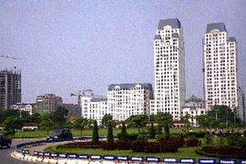 Khu căn hộ cao cấp The Manor tại khu đô thị mới Mỹ Đình, Hà Nội. (Ảnh: Anh Tuấn/TTXVN)