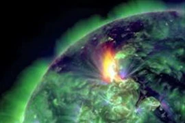 Ảnh chụp một tia mặt trời. (Nguồn: AFP)