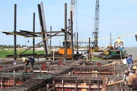 Dự án cảng Cái Cui do Vinalines làm chủ đầu tư. (Ảnh: Trần Khánh Linh/TTXVN)