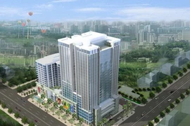 Phối cảnh tòa nhà. (Ảnh: Thu Hằng/Vietnam+)