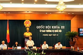 Quang cảnh phiên họp. (Ảnh: Nguyễn Dân/TTXVN)