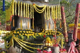 Tháp tổ Phật hoàng Trần Nhân Tông. (Nguồn: Internet)