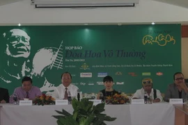 Quang cảnh buổi họp báo. (Ảnh: Hà Huy Hiệp/Vietnam+)