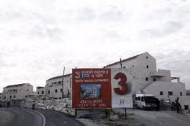 Khu định cư Do Thái lớn nhất của Israel ở Ma'ale Adumim, khu Bờ Tây ngày 3/12. (Nguồn: THX/TTXVN)
