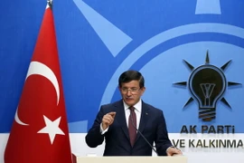Thủ tướng Thổ Nhĩ Kỳ Ahmet Davutoglu. (Nguồn: AFP/TTXVN)