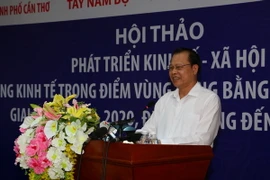 Phó Thủ tướng Vũ Văn Ninh phát biểu chỉ đạo. (Ảnh: Duy Khương/TTXVN)
