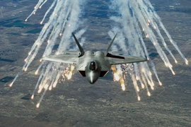 Máy bay chiến đấu F-22. (Nguồn: EPA/TTXVN)
