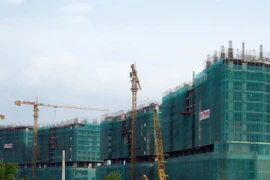 Dự án căn hộ cao cấp Sala, quận 2, sắp hoàn thành. (Ảnh: Hoàng Hải/TTXVN)