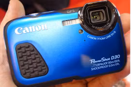 Dòng máy nhỏ gọn của Canon chụp ảnh tốt ở độ sâu 25m nước. (Nguồn: ephotozine.com)