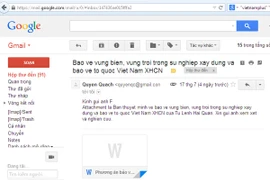 Lợi dụng căng thẳng ở Biển Đông để gửi email phát tán virus 
