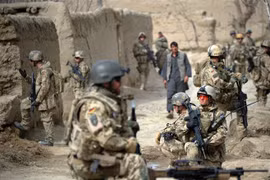 Binh sỹ Đức tuần tra tại tỉnh Kunduz, Afghanistan. (Ảnh: AFP/TTXVN)