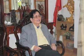 Nhà báo Trương Đức Anh, nguyên Phó Tổng Giám đốc Thông tấn xã Việt Nam. (Ảnh: Nguyễn Thắng/TTXVN)