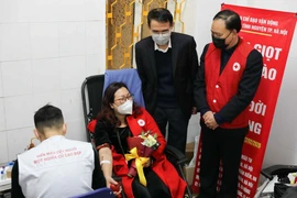 [Photo] Hiến máu tình nguyện hưởng ứng “Lễ hội Xuân hồng” 2020