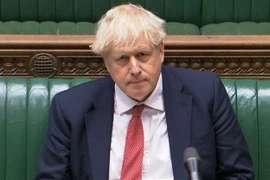 Thủ tướng Anh Boris Johnson tại cuộc họp ở London, Anh. (Ảnh: AFP/TTXVN)