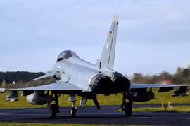 Máy bay Eurofighter. (Nguồn: AFP)