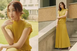 Trở thành "nàng thơ" cùng đầm, chân váy xếp pli cho mùa du lịch